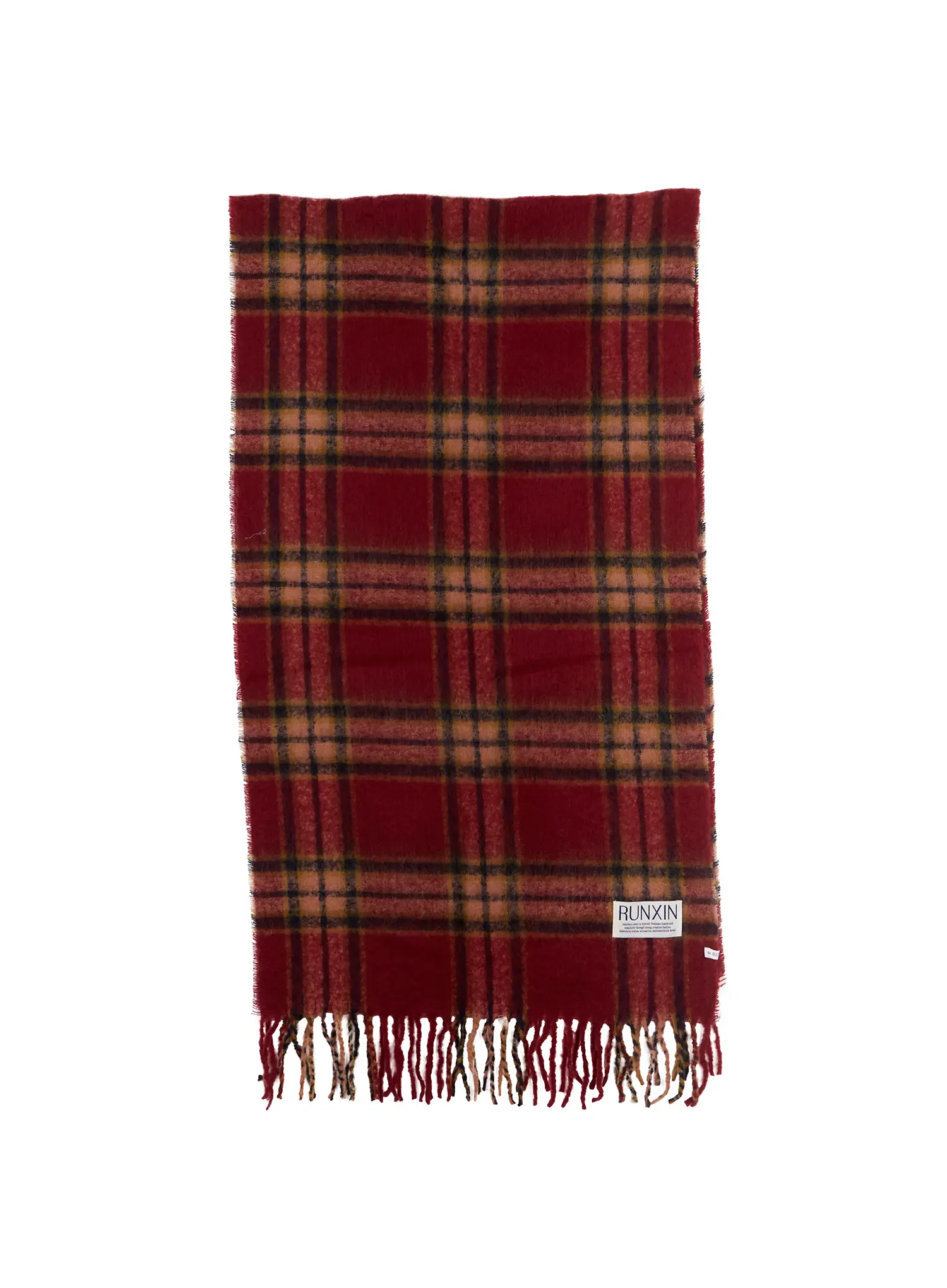 Winter Tartan Checkered Scarf IN510 - Image 7