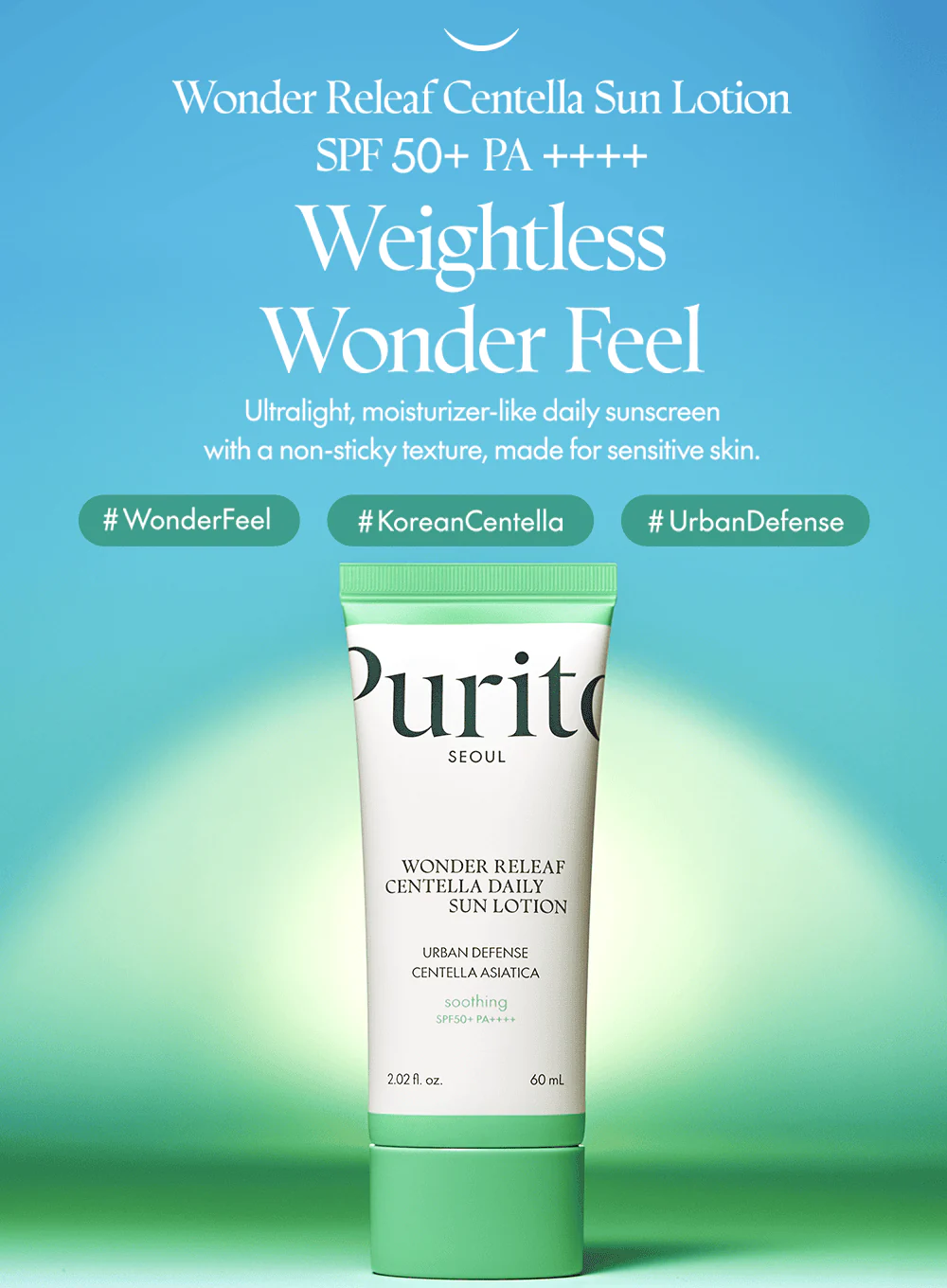 Wonder Releaf Centella Daily Sun Lotion (60ml) - Image 2