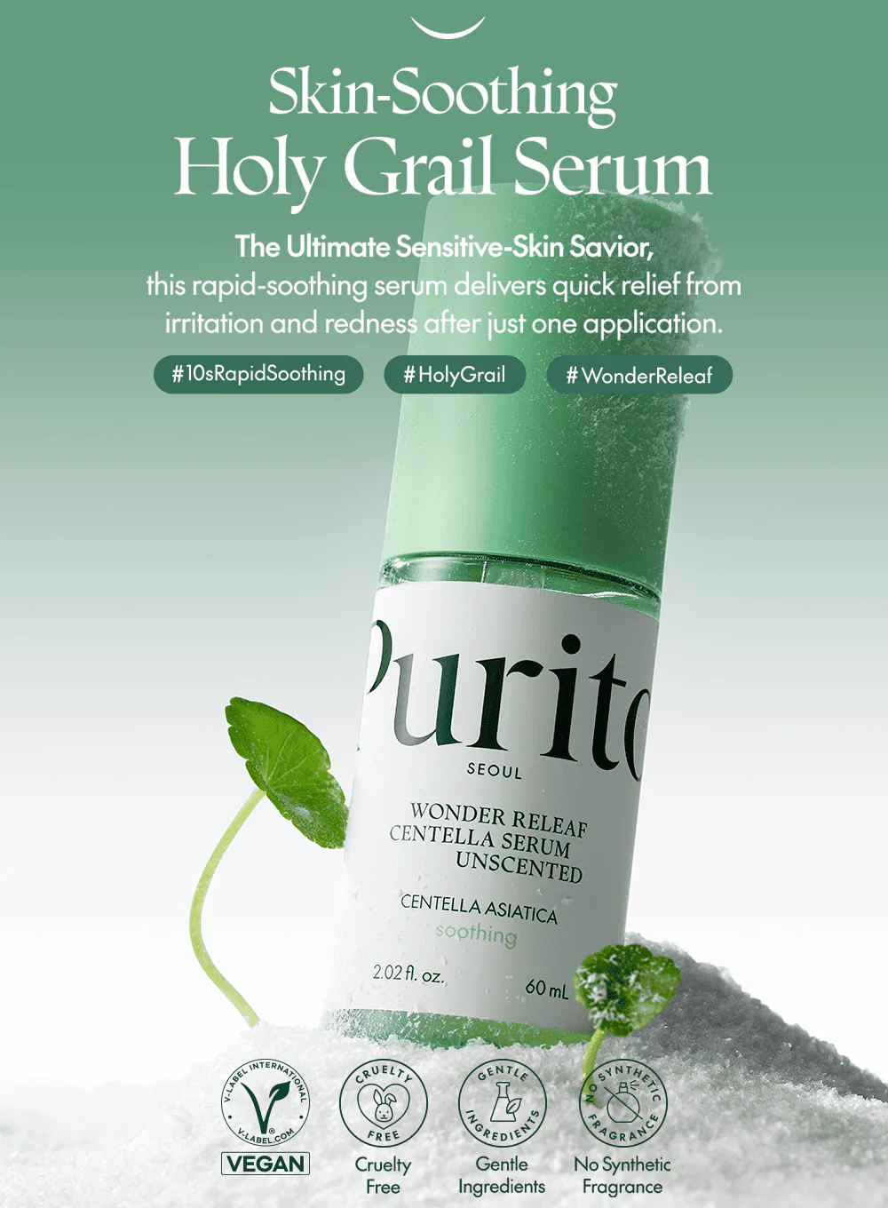 Wonder Releaf Centella Serum Unscented (60ml) - Image 3