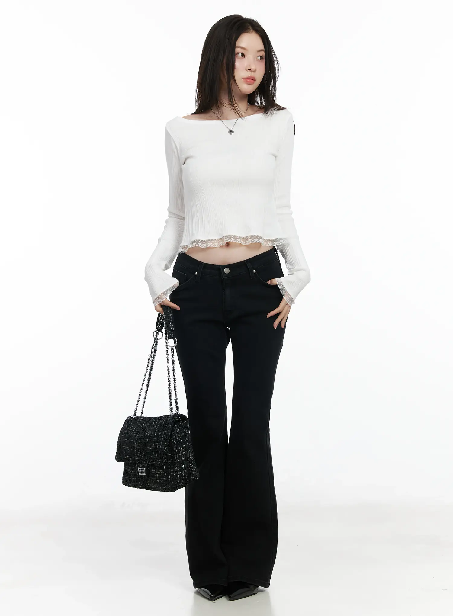 Wonwoo Studded Bootcut Jeans IF520 - Image 2