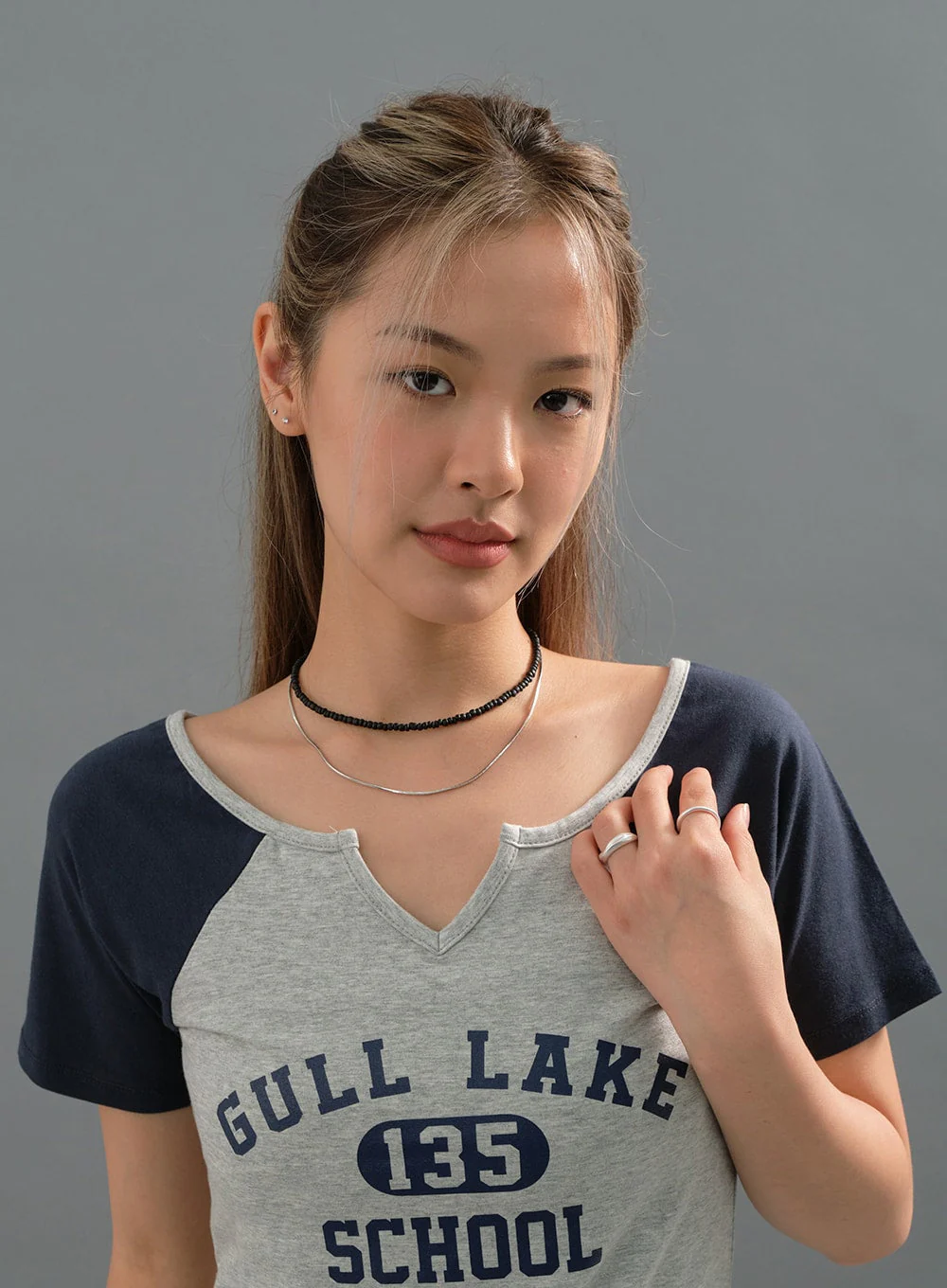 Wooden Beaded Necklace CJ22 - Image 3