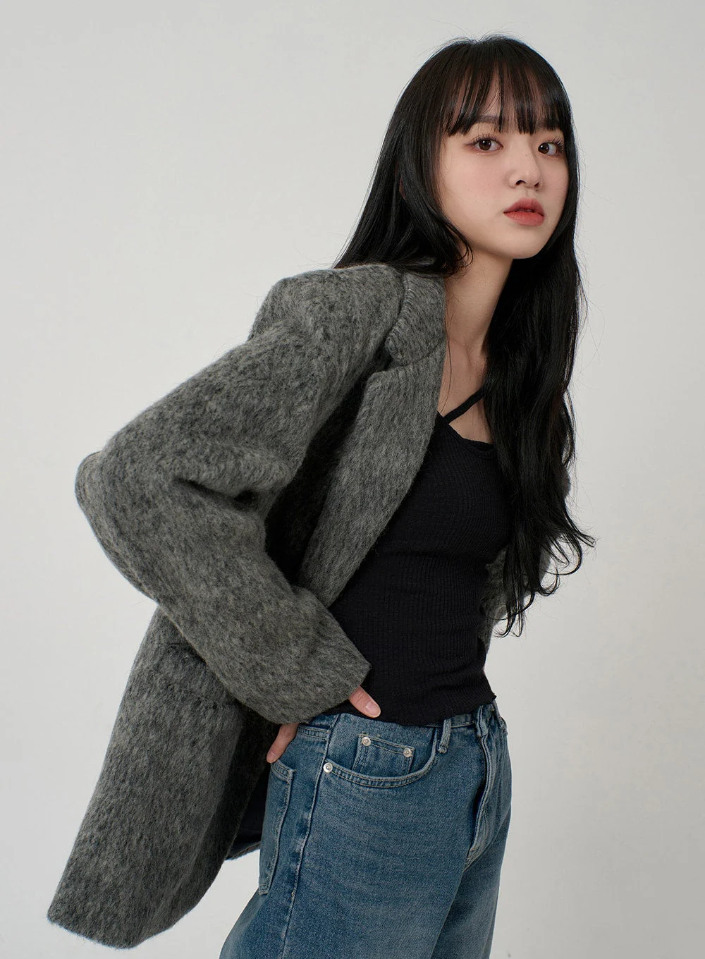 Wool Blend Jacket OD16 - Image 5