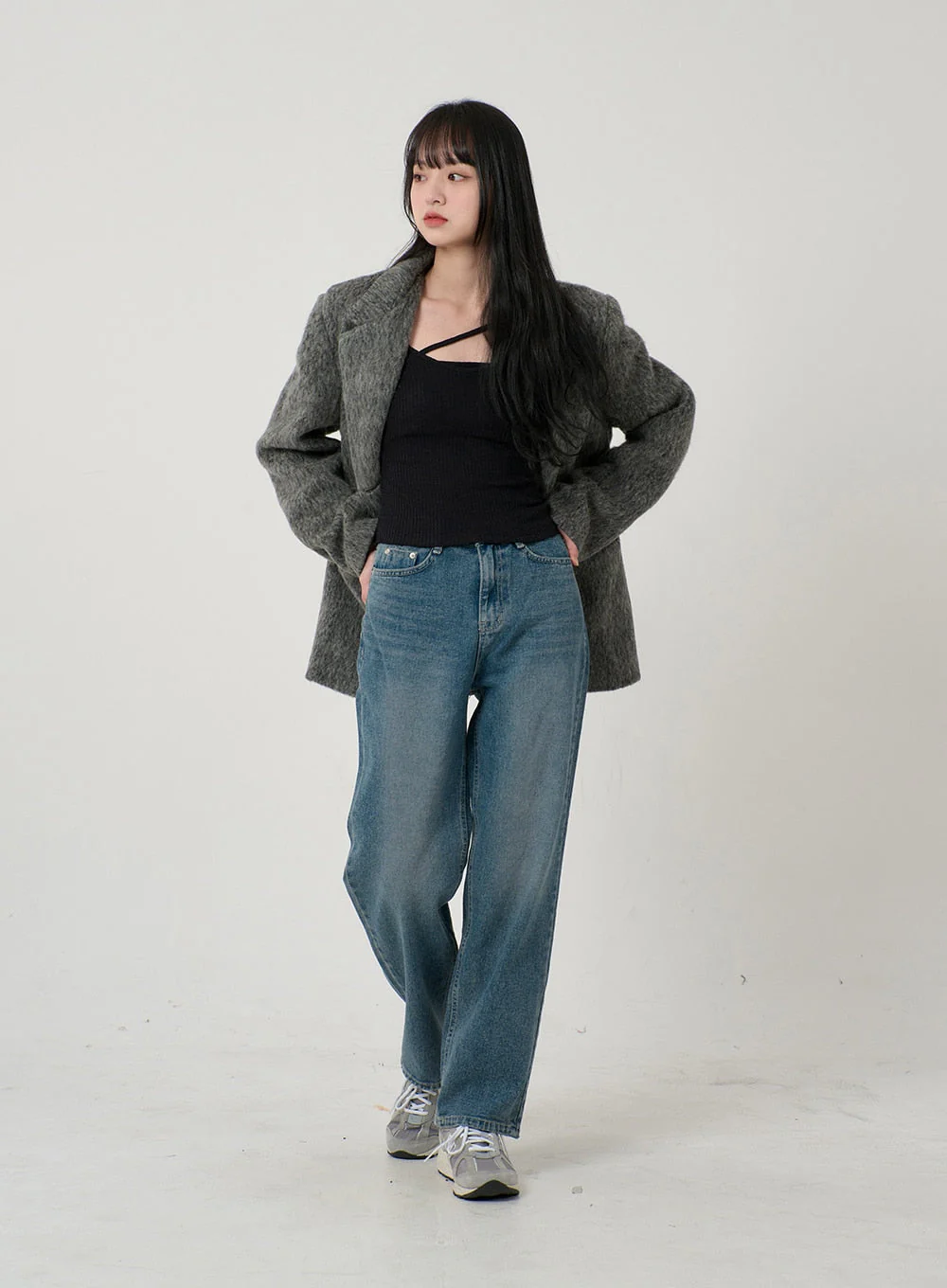Wool Blend Jacket OD16 - Image 6