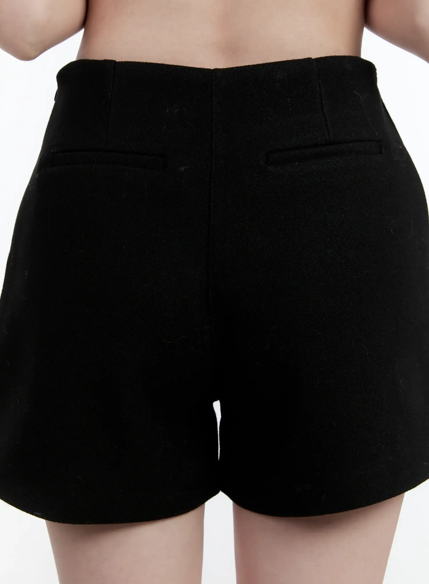 Wool Blend Tailored Shorts ID510 - Image 9