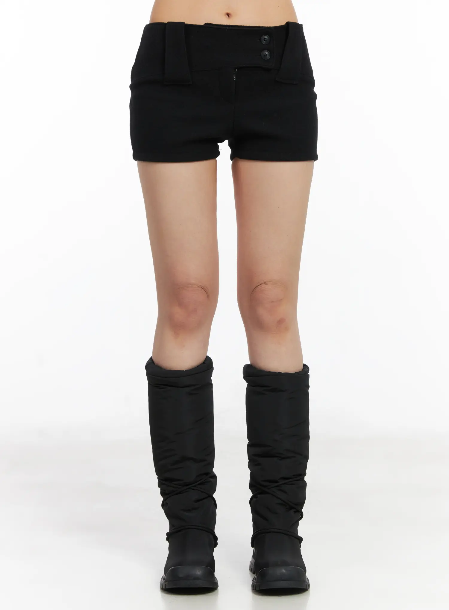 Wool Button Shorts CD509