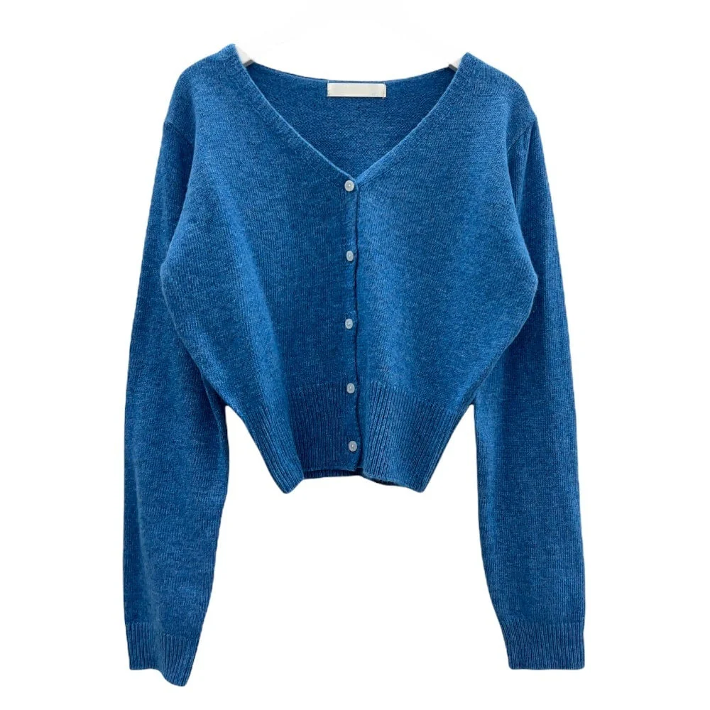 Wool Crop Cardigan F4 - Image 9