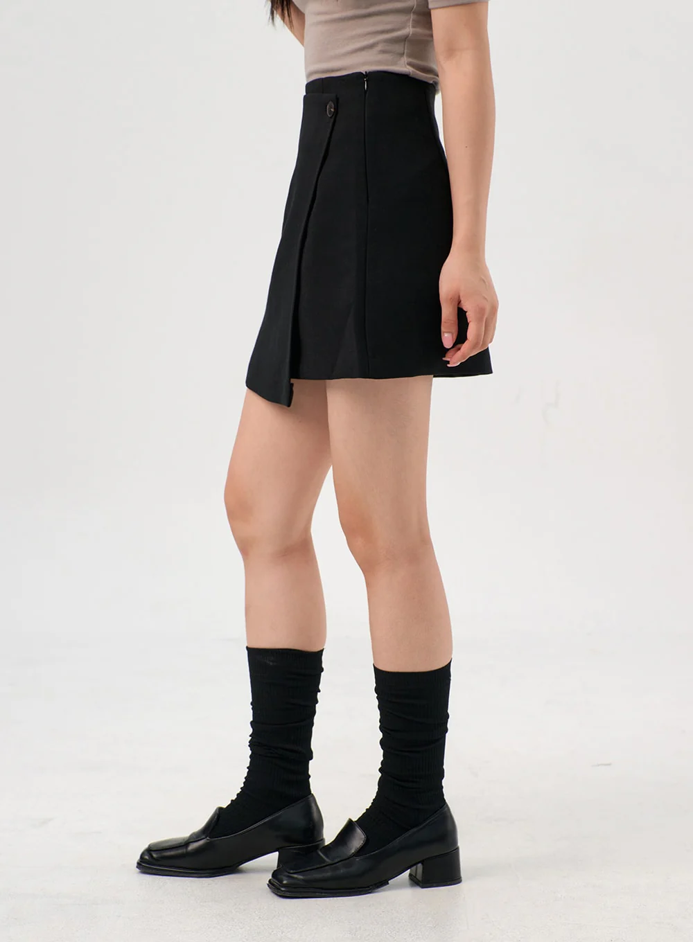 Wrap-Style Mini Skirt OG328 - Image 6