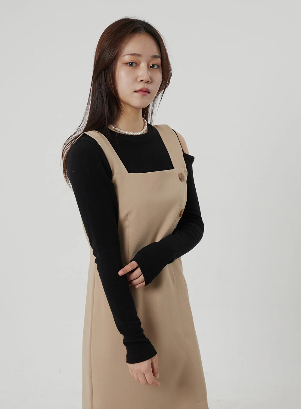 Wrapped Button Maxi Dress OF307 - Image 5