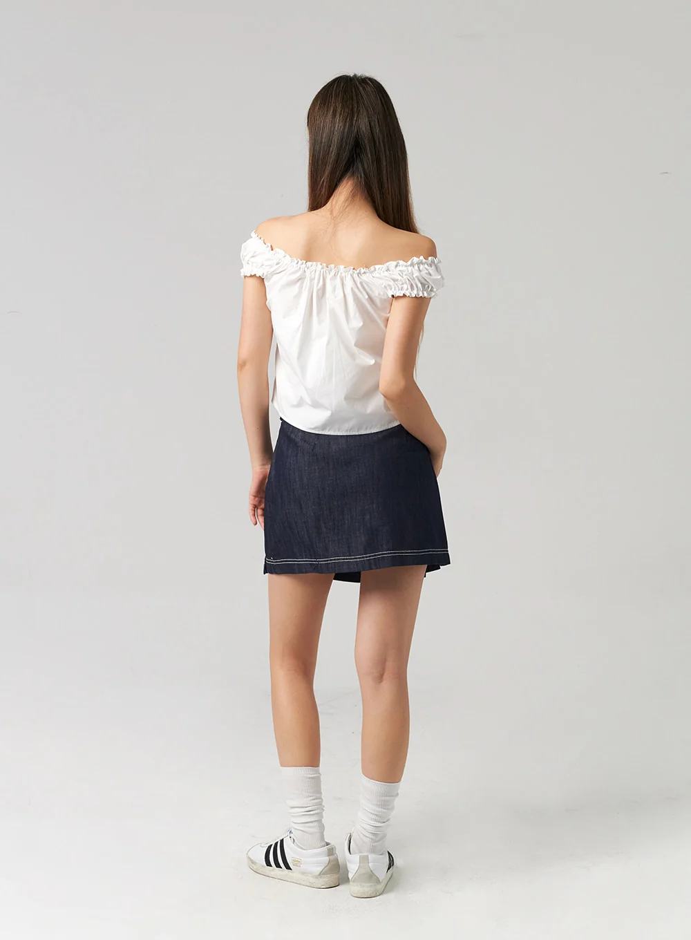 Wrapped Pleated Mini Skirt CL306 - Image 12