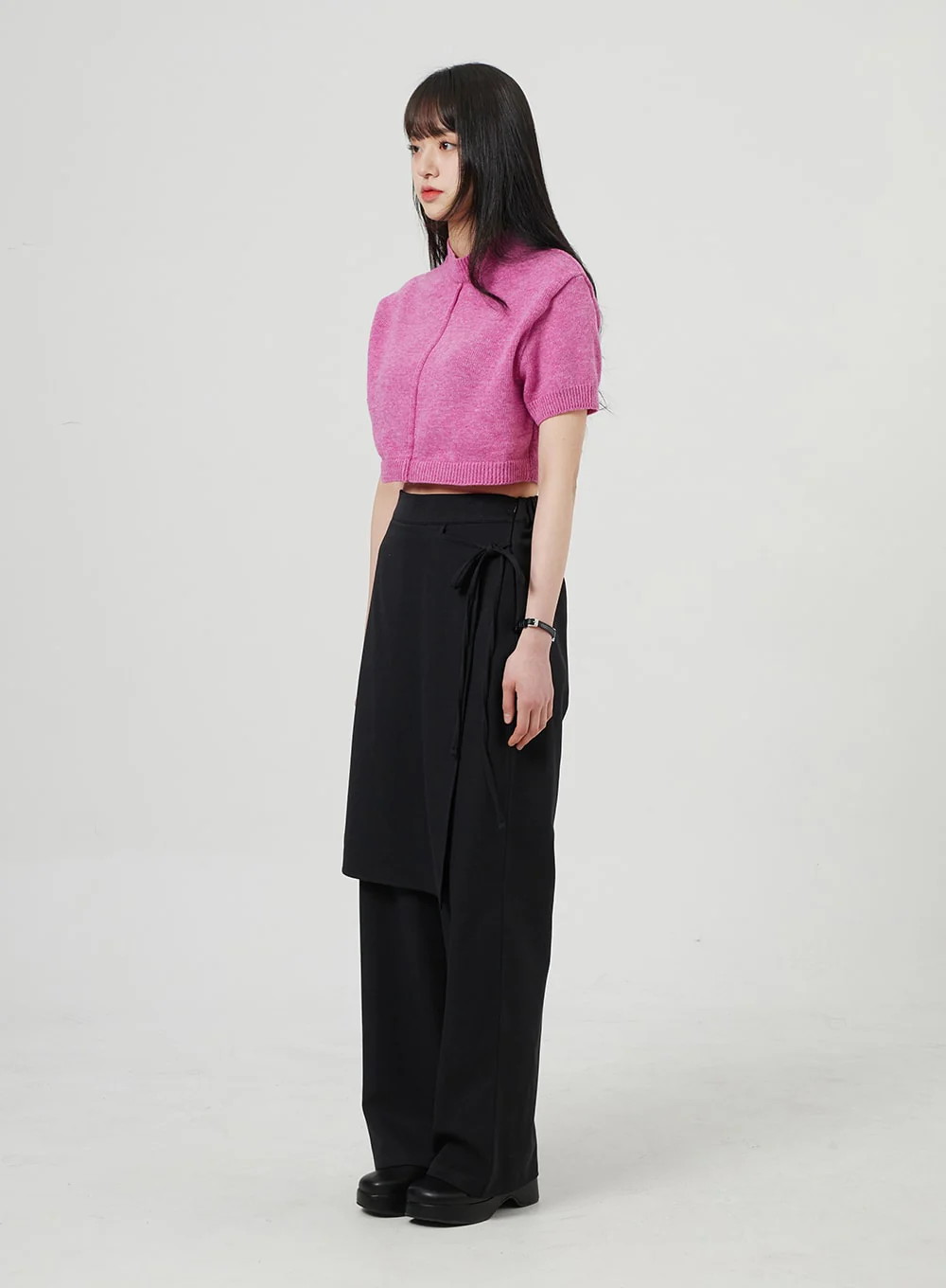Wrapped Skirt Wide Leg Pants OF324 - Image 10