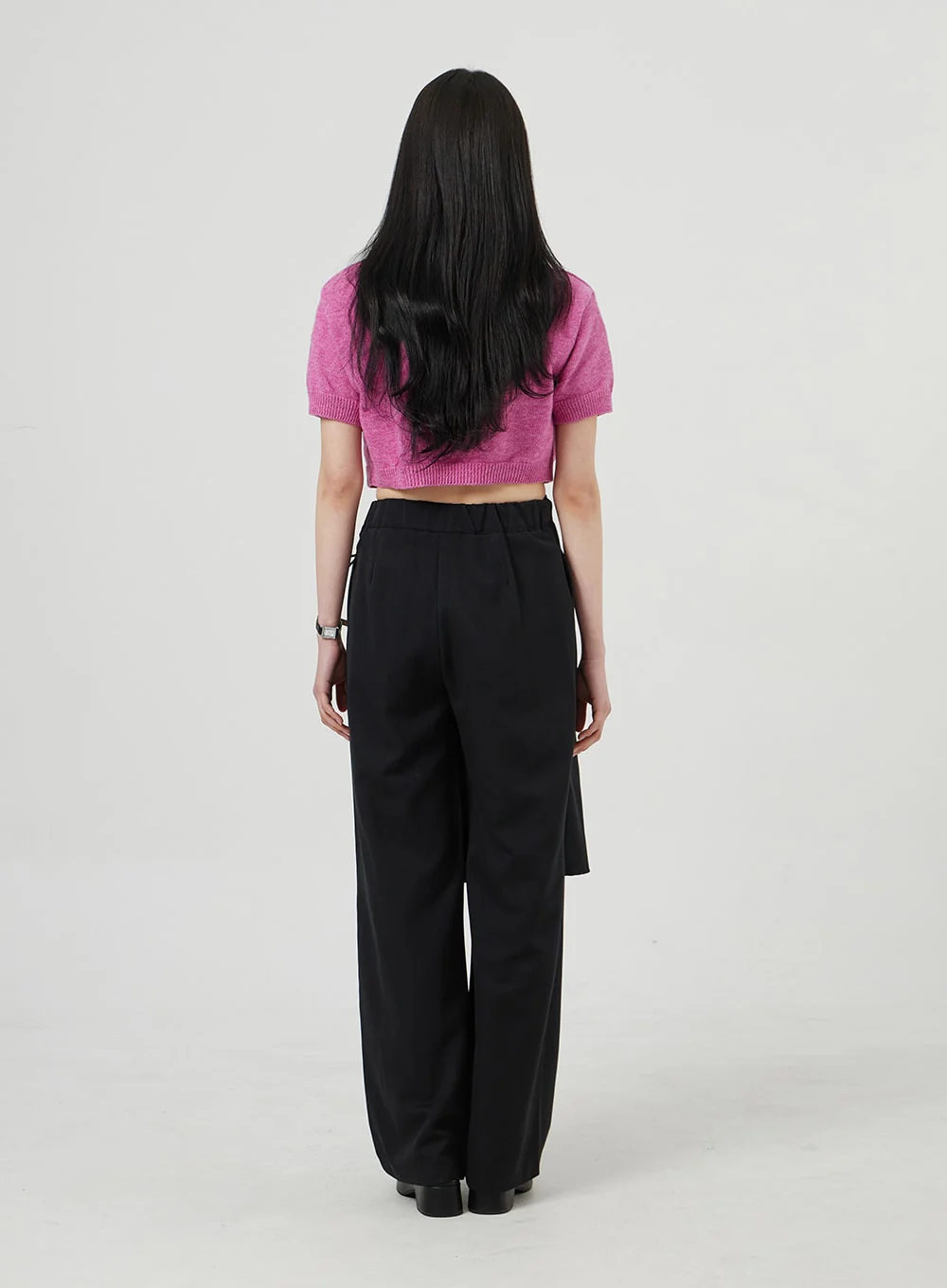 Wrapped Skirt Wide Leg Pants OF324 - Image 11