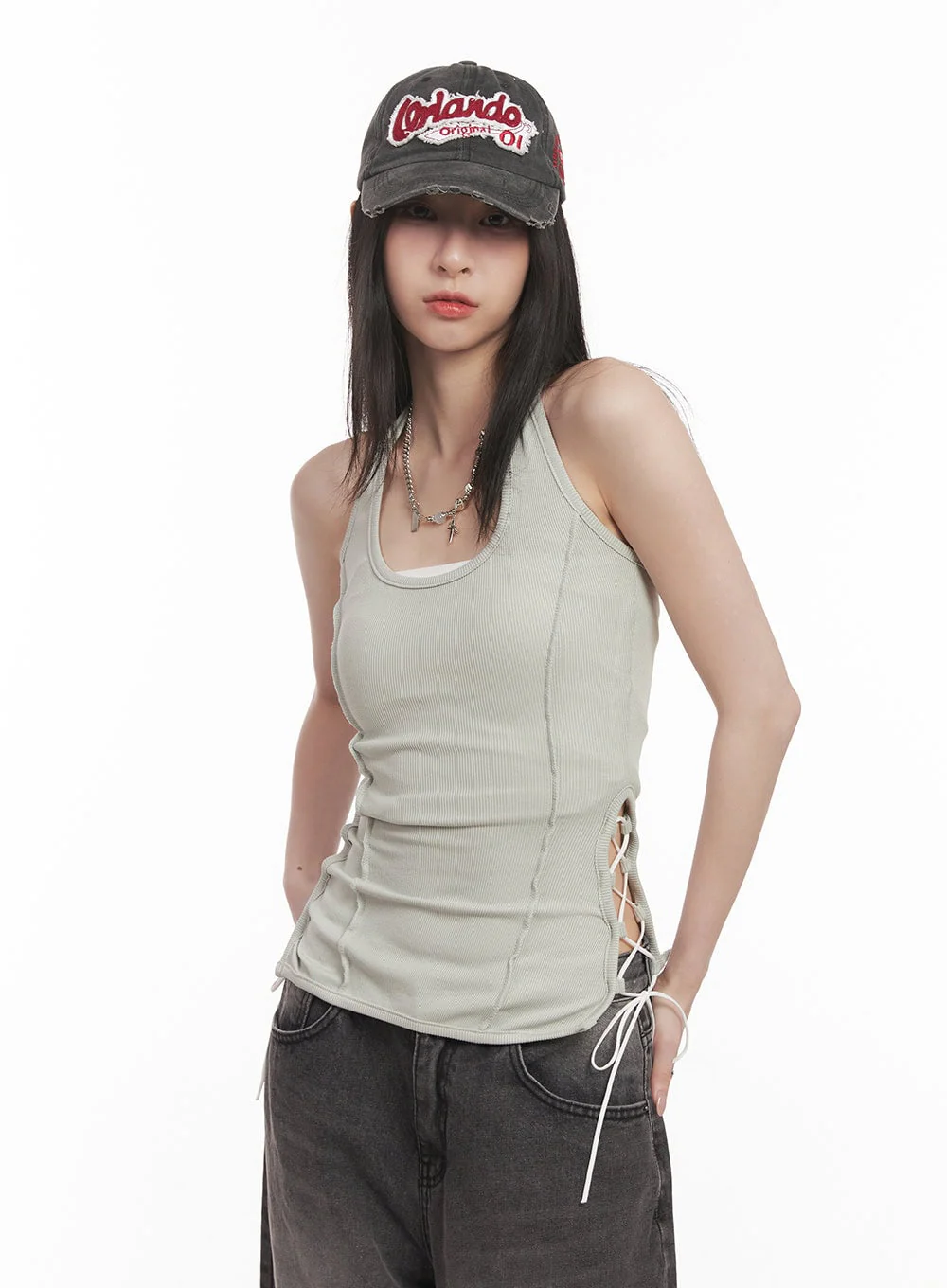 X-Strap Halter Tank Top CM518 - Image 10
