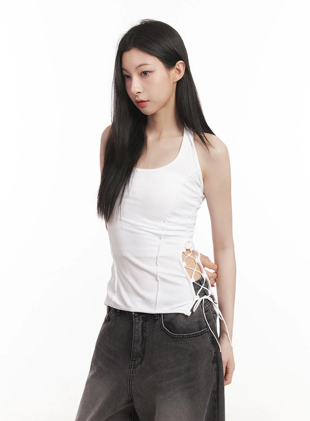 X-Strap Halter Tank Top CM518 - Image 11