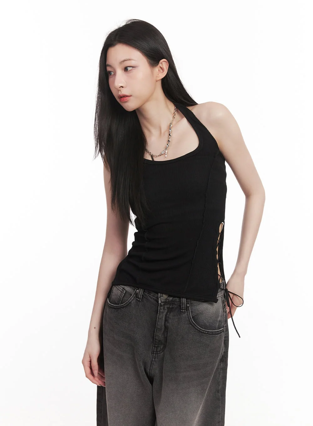 X-Strap Halter Tank Top CM518 - Image 13