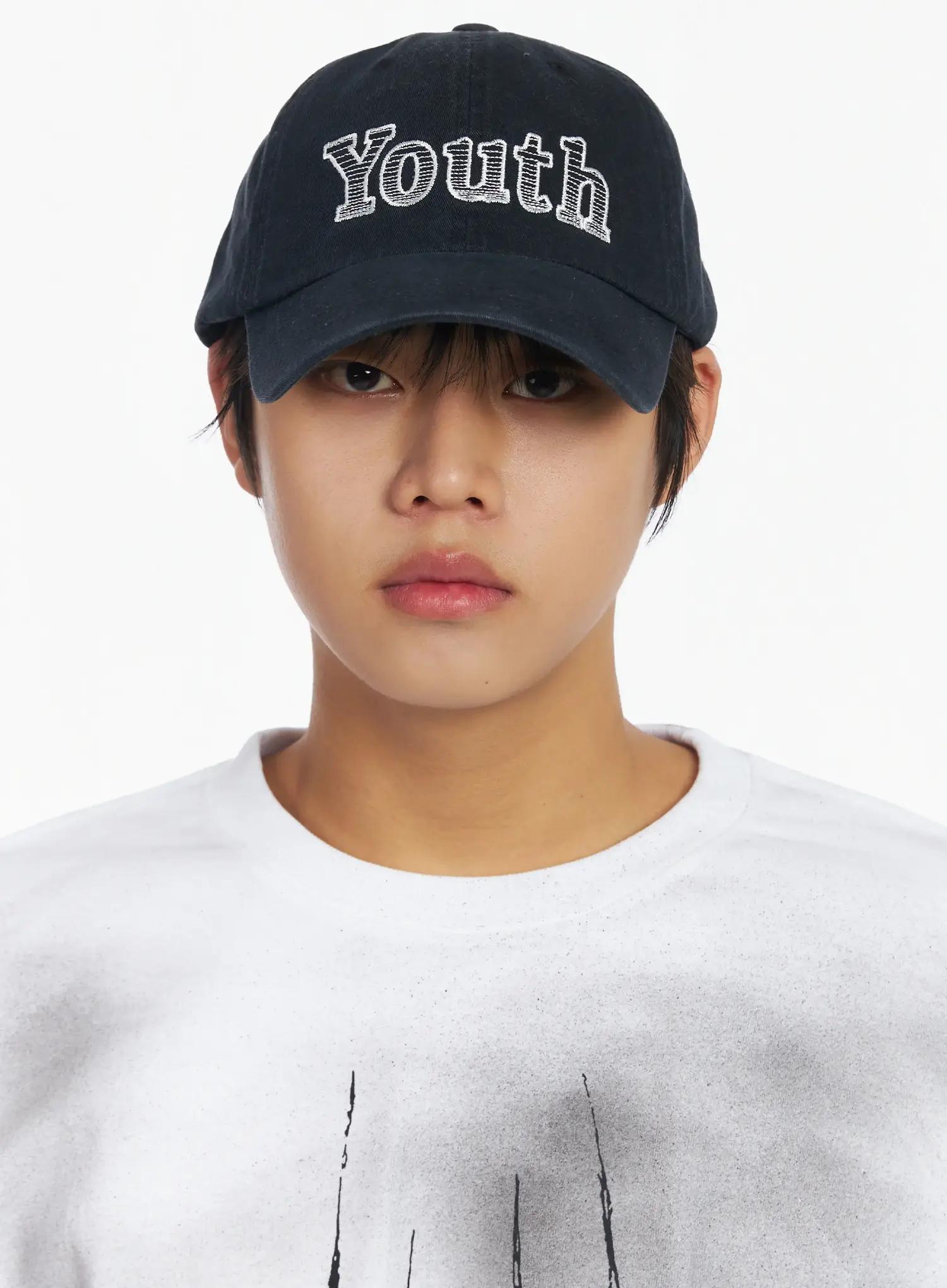 Youth Embroidered Baseball Cap IJ527 - Image 3
