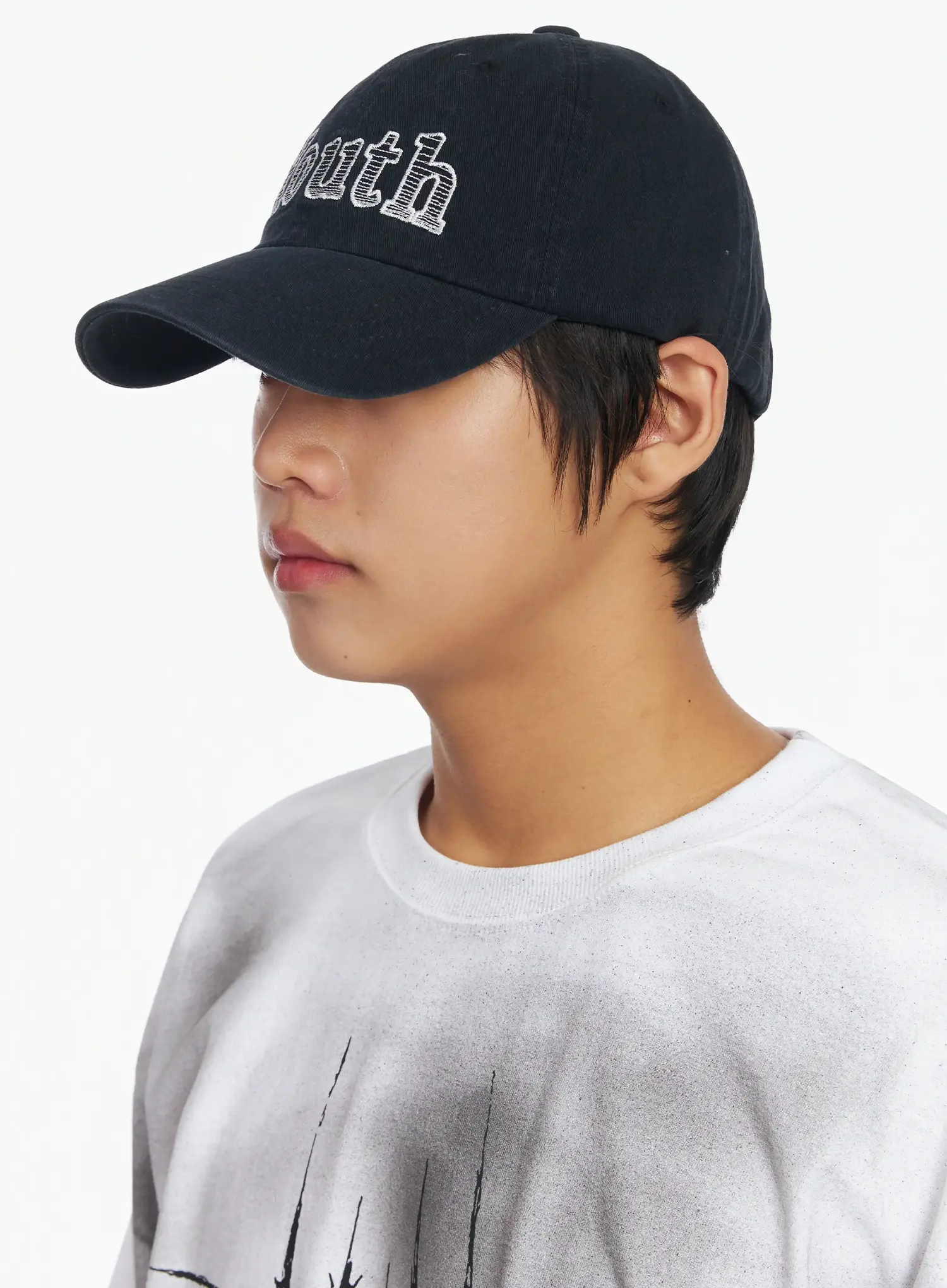 Youth Embroidered Baseball Cap IJ527 - Image 4