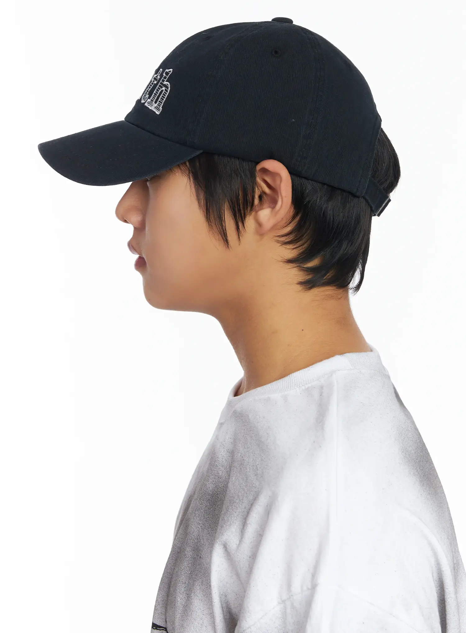 Youth Embroidered Baseball Cap IJ527 - Image 5