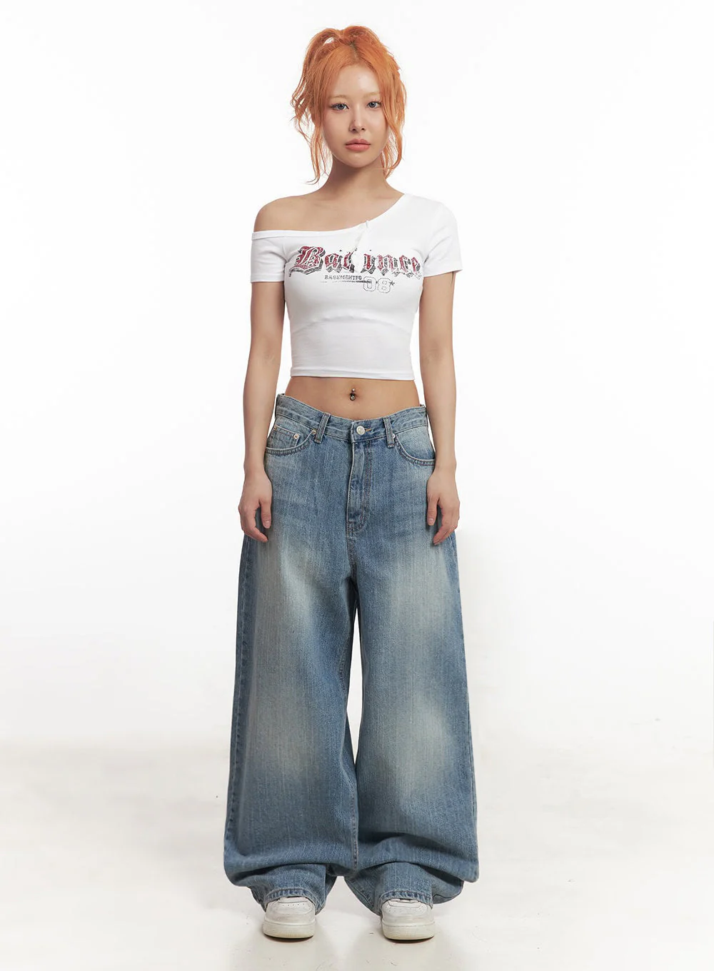 Yvette Washed Baggy Jeans IA517 - Image 4