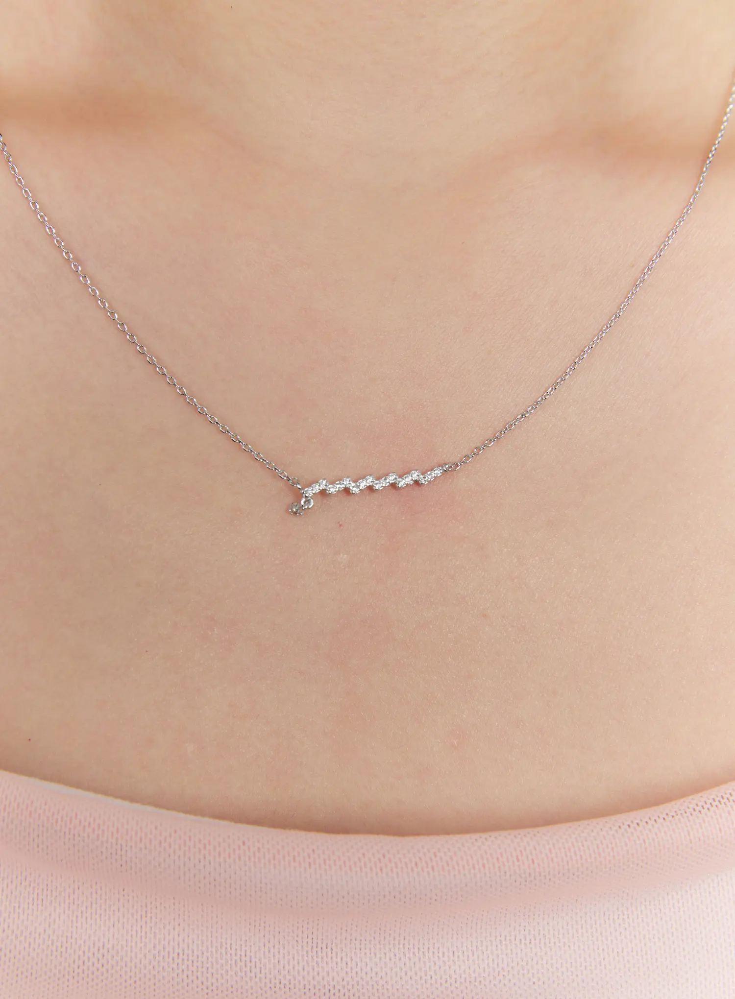Zig Loop Necklace IS517 - Image 2