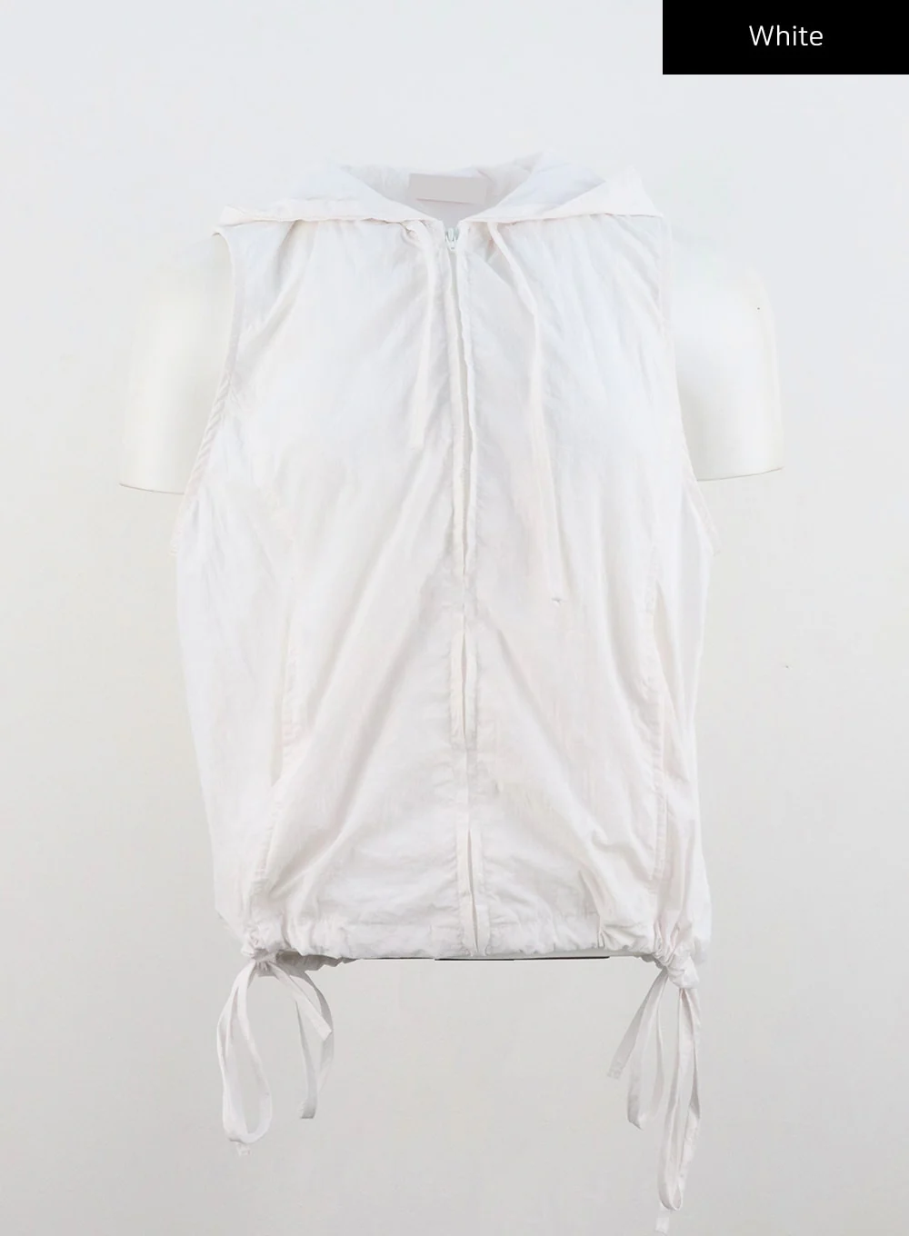 Zip-Up Vest Hoodie CU328 - Image 14