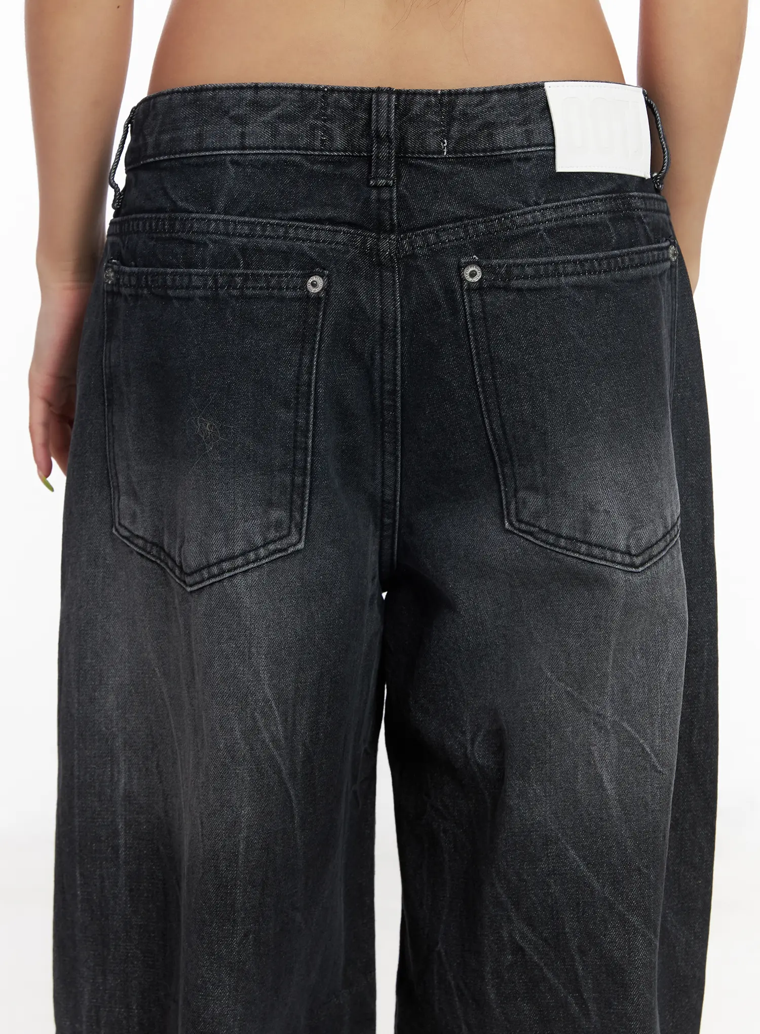 Zoraya Washed Low-Rise Baggy Jeans CM520 - Image 6