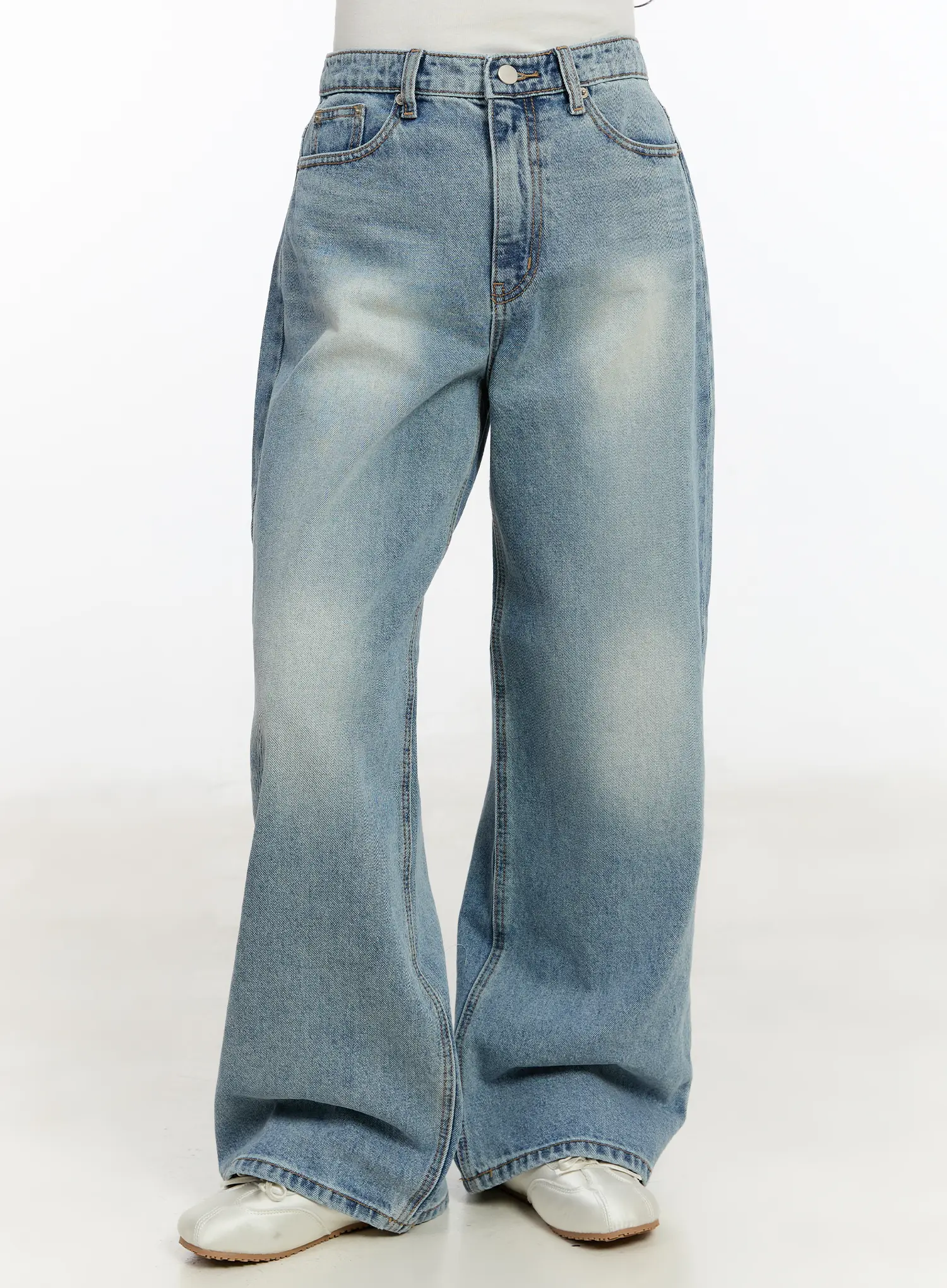 Zyla Classic Wide Leg Jeans CM505