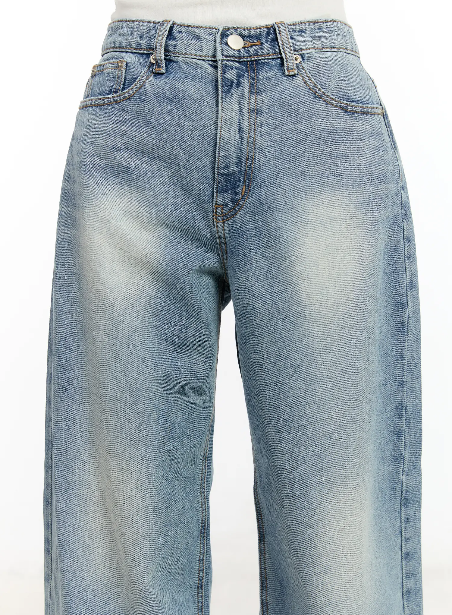 Zyla Classic Wide Leg Jeans CM505 - Image 4